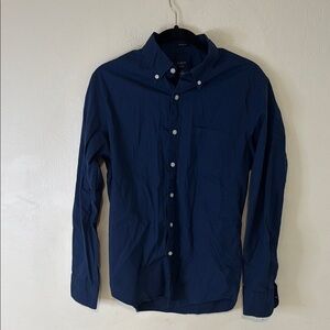 J. Crew Blue Classic Casual Button Down Shirt